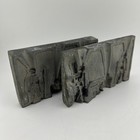 Vintage Lead  Peter Home Casting Mold 3 Soldiers Machine Gunner  b9 