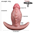 Wearable Anal Plug Big Extra Large Soft Silicone Anal Butt Plug Dildo Trainer