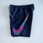 Nike Swim Men   s Medium Nike Obsidian Swim Trunks Royal Blue Swim Shorts Pockets