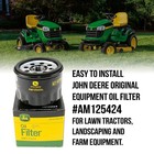John Deere Original Equipment Oil Filter  am125424 Free Shipping   4 Pack 