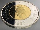 1999 Canada 2 Dollar Toonie Sterling Silver Km  270c Proof Circulated Coin 168d