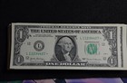 Star Note 2017 Uncirculated San Francisco L Series One Dollar Bill