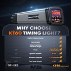 Kzyee Kt60 Engine Timing Light With Tachometer 12v For 2 4 Stroke Petrol Engine