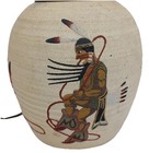 Vintage Signed Mcm Handmade Tonala Pottery Lamp From Mexico 12    Lighting Decor