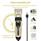 Dog Professional Hair Clipper Electrical Grooming Trimmer For Pets Rechargeable