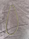 Avotto Gold Stainless Steel Cuban Link Chain Necklace For Men  Lobster Clasp