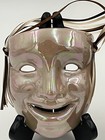 Ceramic Comedy   Tragedy Glazed Wall Hangings