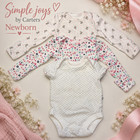 Lot Of 11 Baby Girl Bodysuits Carter   s Gerber Newborn   3 Months Gently Worn