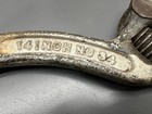  n  Westcott No  84 Cruved 14  Adjustable Wrench Keystone Mfg Orig Paint - Usa