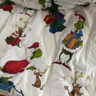 Pottery Barn Kids Twin Grinch Comforter And 3 Pillow Cases 