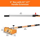 9   Flat Drywall Trowel Drywall Flat Finishing Plaster Box Tool 40  -64   Box Hq