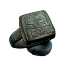 Ancient Roman Or Byzantine Bronze Ring       27