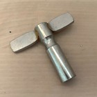 Walberg   Auge Drum Tambourine Key Hex Head 50s Vtg Wrench Tuning Tool Nickel 
