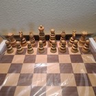 Nib Rosewood Calvert Staunton Chess Set Large 4 25  King Wooden Board Complete