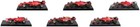 Bburago Formula 1 Racing Die-cast 1 43 6-pack Collectors Set   Ferrari F1 Racing