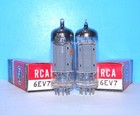 6ev7 Nos Rca 1962 Radio Audio Amplifier Vintage Vacuum Tubes 2 Valves Tested