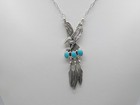 Native American Navajo Indian Lowell Draper Sterling Silver Eagle Necklace
