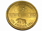 1932 Los Angeles Olympic Games Gold Plated Souvenir Medal  so-called Dollar 