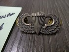 Airborne Parachutist Paratrooper  Jump Wings Insignia Lapel Pin Puter Vietnam