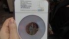Niue Cologne Cathedral Germany  Oval Shaped Coin 28grams  925  Ngc Pf70