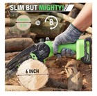 Tietoc Chainsaw 6 Inch Mini Electric Chainsaw Cordless Battery Powered  Hand    