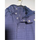 Rei Women s Navy Plaid Hooded Winter Rain Jacket L