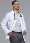 White Cherokee Mens Consultation 31  Lab Coat 1389 Wht   1389a Antimicrobial
