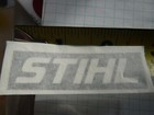Stihl Full Color Bkgnd Custom Chainsaw Lettering Sticker Decal  - 3 4  X 2-1 2 