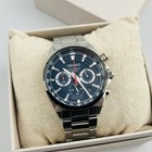 Seiko Essentials Ssb407 Blue Dial Stainless Steel Men s Quartz Watch New box