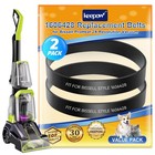 Replacement Belts For Bissell Turboclean Powerbrush Pet Carpet Cleaner - 2 Pack 