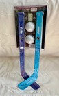 Brand New Nhl Mini Hockey Stick Set By Franklin Sports Royal   Teal Blue   Balls