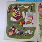 Vintage Playskool Golden Book Animal Jigsaw Puzzle Lot Of 3 W  Box 1980s
