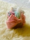 Mini Baby Gift Basket - 2 Pairs Rainbow Grip Socks  Nude Headband   Board Book