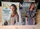 Knitters Magazine Lot  12 Interweave Knitting Patterns Crochet Diy Mixed Issues