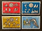 Travelstamps  1962 Jamaica Stamps Scott  197-200 Ca   Caribbean Games Mnh Og