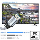 8k 2 1 Hdtv Hdmi Cable 8k 60hz  4k 120hz  48gbps 3d Dolby Hdcp hdr