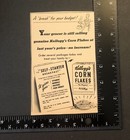 1942 Kellogg   s Corn Flakes Breakfast Cereal Magazine Ad 