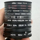 Photographic Lens Filter Miscellaneous Brands And Colors Lot Of 9