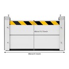 31 5 15 75in Aluminum Alloy Wall Mount Reusable Baffle Flood Protection Barrier