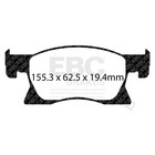 Ebc Front Yellowstuff Brake Pads Ate Vauxhall Astra  k  1 2 Turbo 19-21 Street
