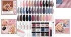 Elegant 31-pcs Dip Powder Nail Art Set  20 Stunning Colors For Stunning Results