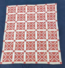 Vintage Beautiful Quilt Different Pieces Hand Woven Size   72x59 Inches