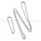 Military Spec Stainless Steel Army Dog Tag Ball Chain Set  27    4 5  