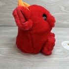 Puffkins 1997 Red Devil Plush Horns   Tail Halloween Limited Edition Le Toy Nwt