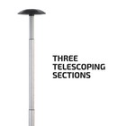 Bag Boy Backbone Golf Travel Cover Support System  Silver black