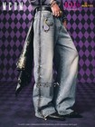 Hot  Jojo s Bizarre Adventure Plaid Leisure Jeans Wear-resistant Loose Pant Gift
