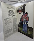 1985 G1 Transformers Punch Out Book Marvel Books Mint Unused Optimus Prime Cover