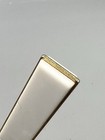 Vtg Yellow Pages Letter Opener Gold Tone White Ceramic Handle Phone Book Advert