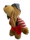 Vtg Dog Plush 1987 Commonwealth Smoking Cowboy Hat 8 