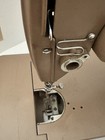 Vintage Singer Sewing Machine Model 301a  Beige  Mocha   Read  For Parts